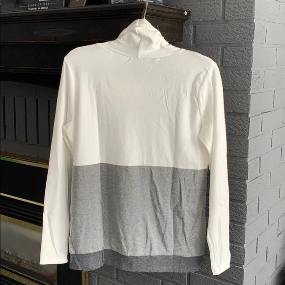 Ladies Long Sleeve Pullover Cowl Neck Sweatshirt - Picture 3 of 4